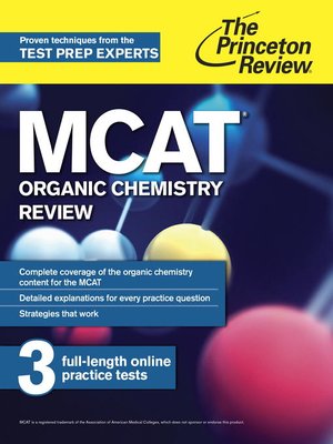 cover image of MCAT Organic Chemistry Review